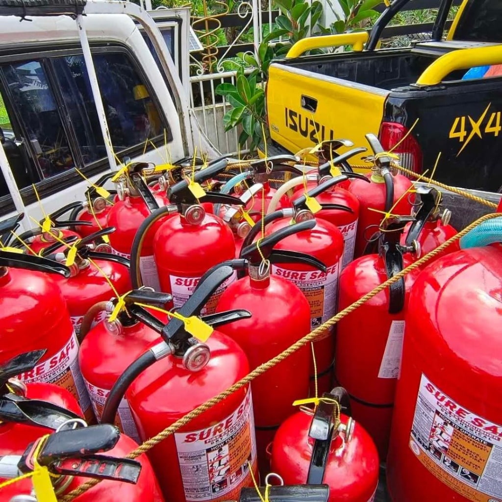 EBN Enterprises Certified Fire Extinguishers Inventory Ready for Dispatch